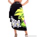 LA LEELA Women Beachwear Sarong Bikini Cover up Wrap Bathing Suit 58 Plus Size 78X43 B07NYFBBHJ